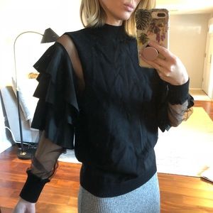 Black holiday sweater